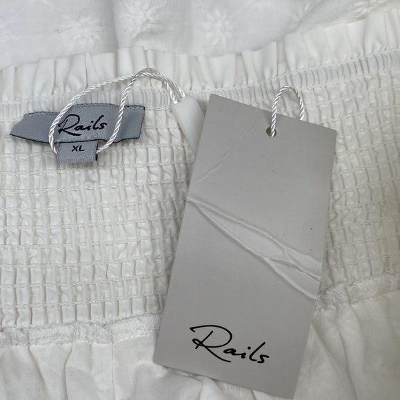 Rails Addison Skirt White Embroidered Daisies Size XL NWT - Picture 15 of 16